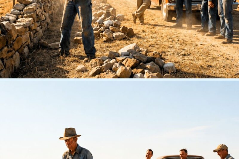 Every Farmer Threw Away the Rocks — He Built a Wall That Stopped the Wind and Doubled His Yield