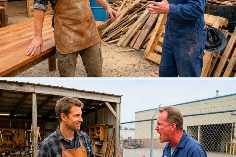 The Factory Dumped Lumber Scraps at His Fence for 11 Years — He Built a Furniture Mill From It